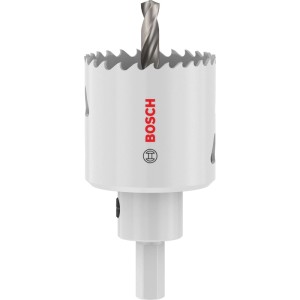 Tazza a corona Bosch Multi Material, Ø 44mm, con supporto, per fori precisi.