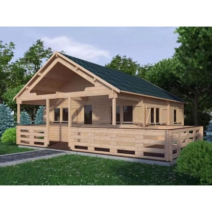 Alpholz Gartenhaus Gustav-44 Holz imprägniert (HxBxT) 399 x 621 x 810 cm