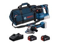 Bosch Combi-Set Professional Bohrhammer GBH 18V-22 + Winkelschleifer GWS 18V-8