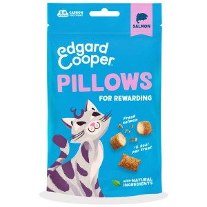 Edgard & Cooper snack per gatti Pillows Salmone, croccanti con ripieno cremoso.
