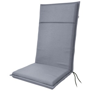 Cuscino per sedia a schienale alto Doppler Life D.5354 grigio chiaro per sedie da giardino, 48x119 cm.
