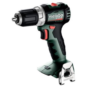 Trapano avvitatore a batteria Metabo BS 18 L BL 18V, nero-verde, motore brushless, mandrino autoserrante, clip cintura.