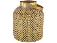 Laterne Tegeas Metall Gold Ø 19 cm / Höhe 22 cm