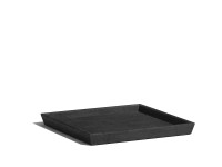 Ecopots Untersetzer Rotterdam Dunkelgrau 18 x 18 cm