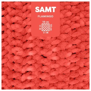 Myboshi Laine Chenille Velours Flamingo : Fil doux pour projets de tricot et crochet.