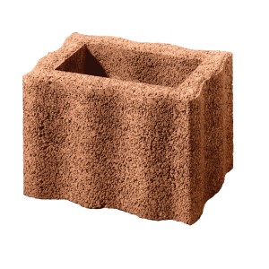 Blocco per piante Wellino marrone, 30x20x20 cm, per giardino e paesaggistica.