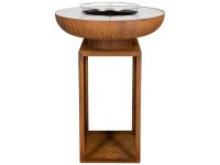 Nouvel Feuerschale Galeria Stahl gerostet Rostfarben Ø 75 x 100 cm