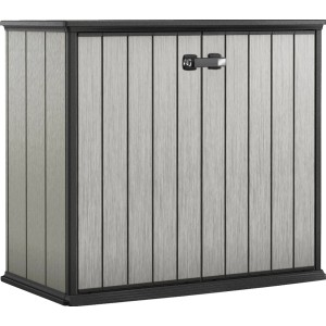 Armoire de rangement Tepro Patio Store, 1000 l, résistante aux intempéries, verrouillable, pour jardin, terrasse et balcon.