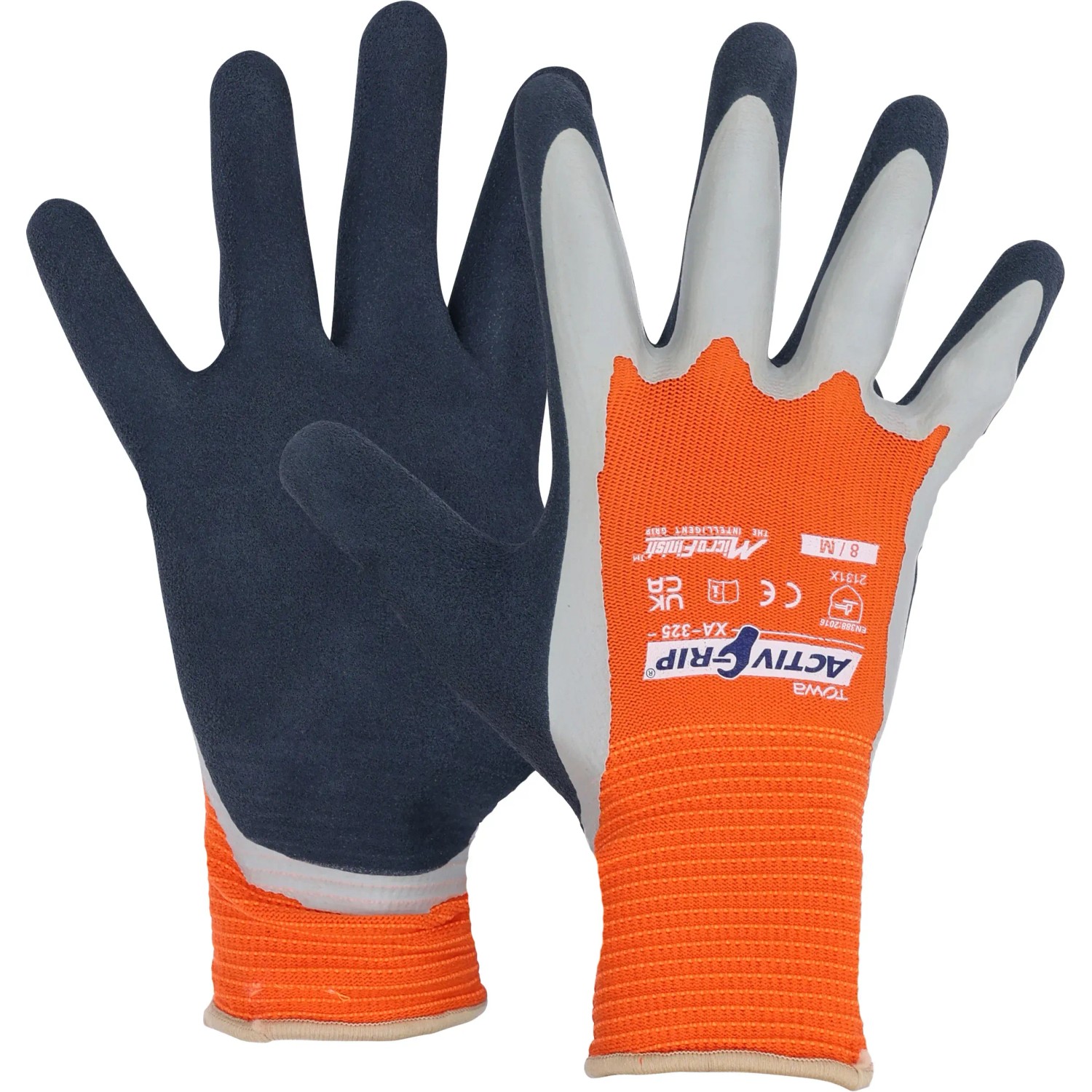LUX-TOOLS Handschuhe Super Grip Gr. 8