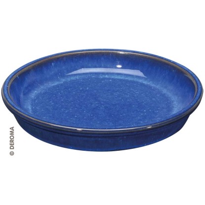 Deroma Untersetzer Kinfolk Ton glasiert Blau Ø 27 cm
