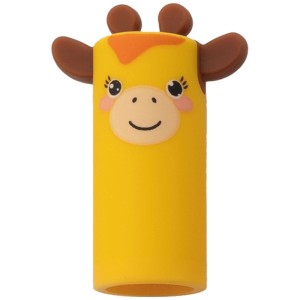 Eberhard Faber Gelschreiber Animal Erase It! Giraffe, gelb mit Giraffen-Motiv.