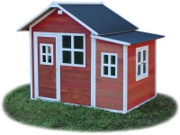 Exit Spielhaus Loft 150 Holz Rot