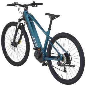 Prophete E-Bike MTB Dice 3.8, blu-nero opaco, 29 pollici. E-mountain bike hardtail con motore centrale.