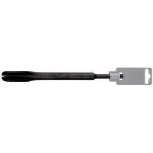 Ciseau à gorge Rennsteig 250mm avec support SDS-Plus pour marteaux électriques, adapté aux rainures murales.