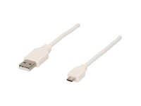 Schwaiger Cavo USB Bianco 2 m