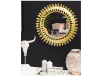 Wandspiegel Vorey Gold Ø 60 cm Wandspiegel Vorey Gold Ø 60 cm