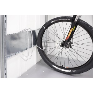 Support vélo Biohort BikeHolder pour StoreMax 190, tôle d'acier, pour fixation du vélo.