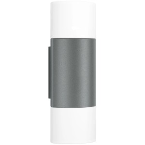 Applique d'extérieur anthracite Steinel L 910 pour un éclairage ascendant et descendant d'ambiance.