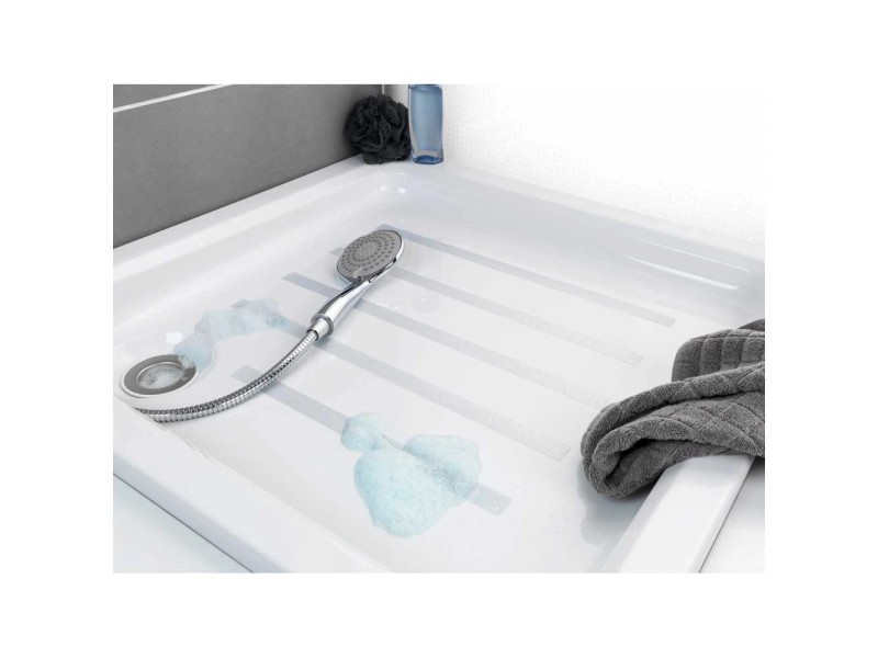 Nastro antiscivolo trasparente antiscivolo per bagno strisce