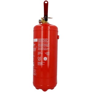 Extincteur à poudre Protex rouge, 6 kg, avec manomètre et poignée rouge. Protection incendie pour la maison et l'entreprise.