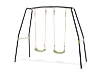 Exit Doppelschaukel Ivy Metall Schwarz 204,5 x 243 cm