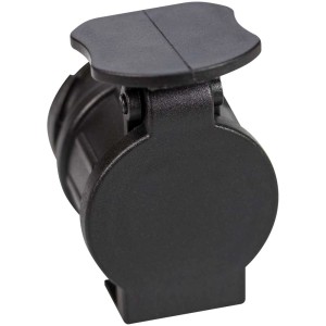 Adattatore corto Unitec, da 13 a 7 poli, per accessori rimorchio auto.
