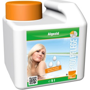 Steinbach Algezid 5L : Algicide liquide pour une eau de piscine claire.
