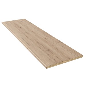 Piano di lavoro CPL, 280 cm, decoro rovere Sanremo Sand, piano cucina resistente.