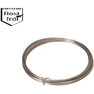 Filo d'acciaio Conacord V2A, 0,6 mm, 17 m, arrotolato.