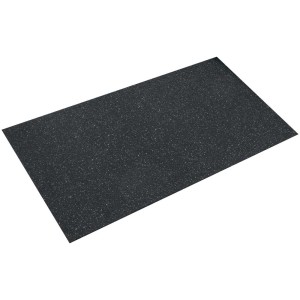 Kraiburg Profimat® Bautenschutzmatte, Gummigranulat, schwarz, 80x120 cm. Schutz für Flachdächer, Terrassen und mehr.