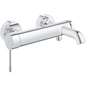 Miscelatore monocomando per vasca Grohe Essence cromato per montaggio a parete.