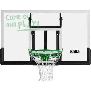 Tabellone da basket Salta Center, 115x75 cm, con canestro e rete per gioco e divertimento.