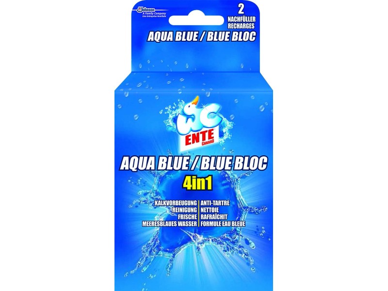 Canard-WC Aqua Blue 4in1 recharge 2 x 40 g Canard-WC Aqua Blue 4in1 recharge 2 x 40 g