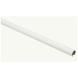 Gardinia Chicago Gardinenstange, Weiss, Ø 20 mm, Länge 160 cm. Stilvolle Stange mit Innenlauf für Gardinen.