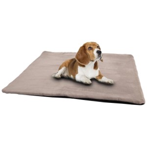 Coperta beige per cani e gatti (60x45 cm) con Beagle per momenti accoglienti.