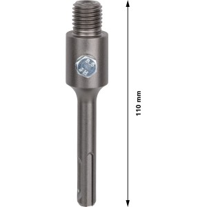 Attacco Bosch SDS-plus Pro per corone a tazza con filettatura M16, lunghezza 105 mm.