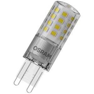 Ampoule LED Osram G9, blanc chaud, 40W, 470lm, dimmable.