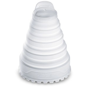 Protection anti-éclaboussures Kärcher pour Mobile Outdoor Cleaner OC 3, pliée.