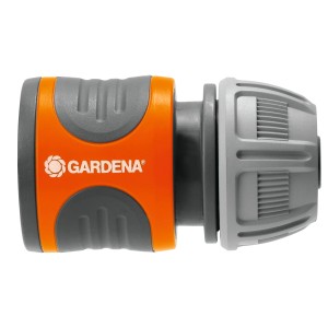 Raccord de tuyau Gardena pour tuyaux 13 mm (1/2) et 15 mm (5/8), orange/gris.