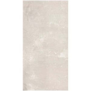Grès cérame Denver Weiss, carrelage de sol mat aspect béton, 30x60 cm.