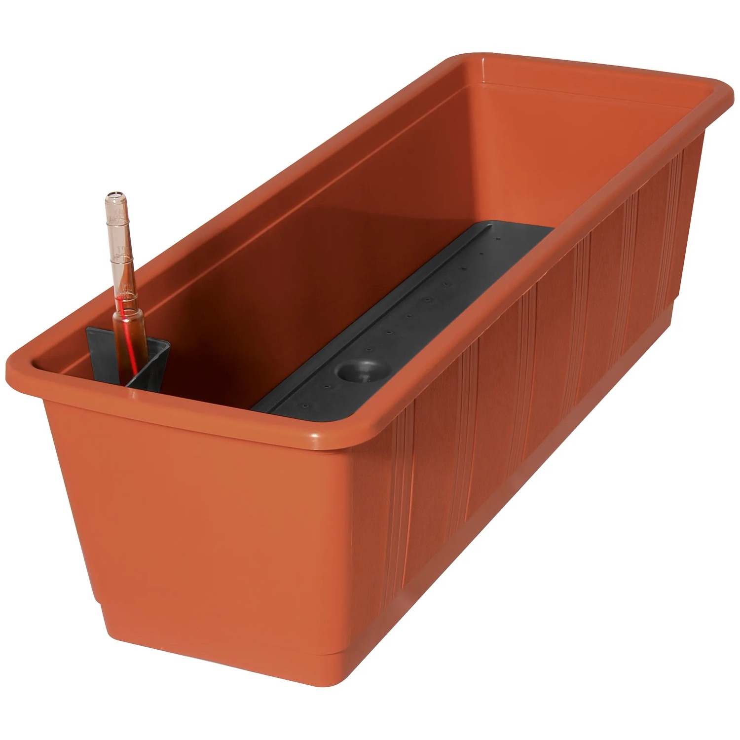 Fioriera Aqua Andalucia Con Irrigazione Automatica E Indicatore Livello Acqua: In Plastica, Capacità 3,6L/5,0L/6,4L, Colori Vari