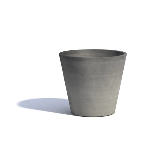 Vaso per piante Ecopots Amsterdam, grigio, Ø 30 cm, in materiale ecologico.