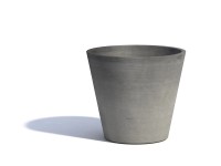 Ecopots Pflanzgefäss Amsterdam Grau Ø 20 cm / Höhe 17,5 cm
