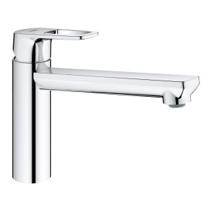 Miscelatore monocomando per lavello Grohe QuickFix Start Loop DN 15, con bocca media, cromato.