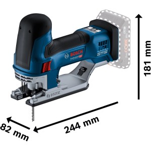 Scie sauteuse sans-fil Bosch Professional GST 18 V-155 SC Solo (sans batterie) en L-Boxx.