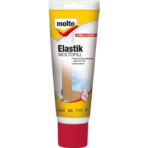 Tube Molto Innen-Fertigspachtel Elastik Moltofill 330g für Wand- und Deckenspachtel.