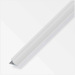 Randfugenprofil aus Aluminium in Silber, 1,2x1,7x250 cm, zur Abdeckung von Fliesenkanten.