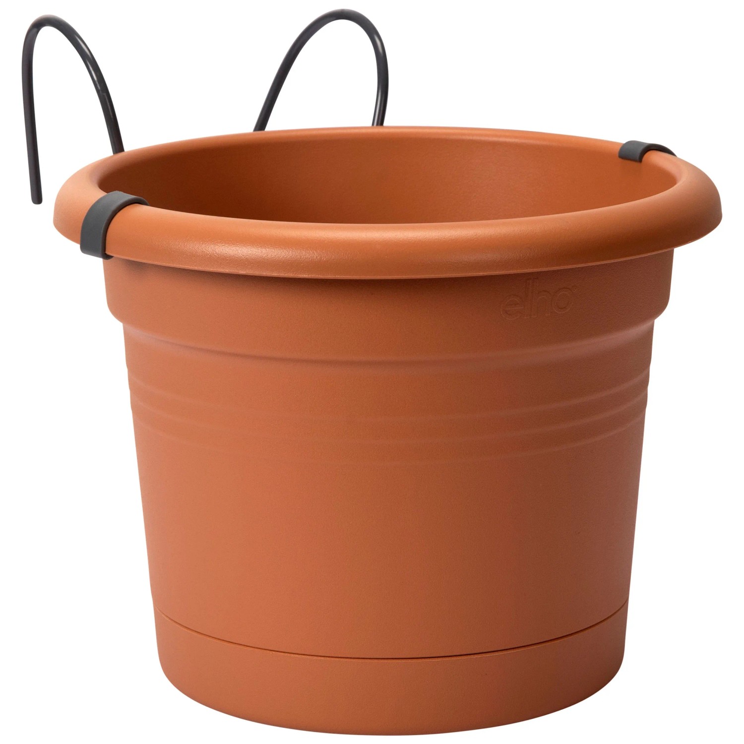 Elho Pflanzgefss mit Halterung Green Basics Terra  26 / Hhe 19 cm