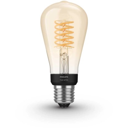 Philips Hue White LED-Leuchtmittel Edison E27 Filament klar