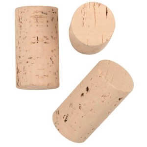 Naturkorken, 45x24 mm, 20 Stück, für Bastelarbeiten und Künstlerzubehör.